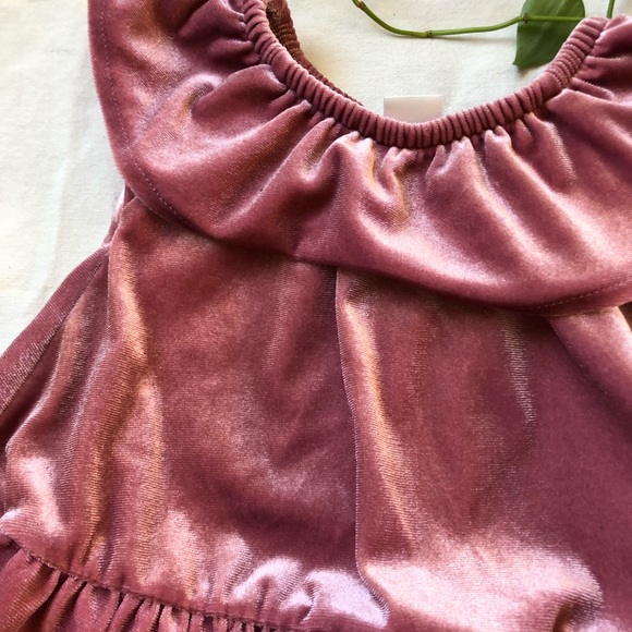 Old Navy Pink Velvet Dress - Picture 2 of 3